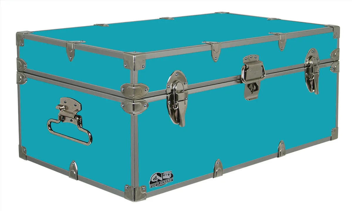 Happy Camper Steel Footlocker Trunk 32x18x13.5" doogma doogma