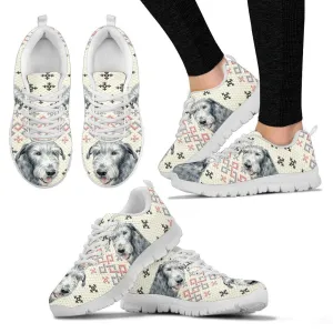 Irish Wolfhound Dog Print Christmas Running Shoes For Women-Free Shipping