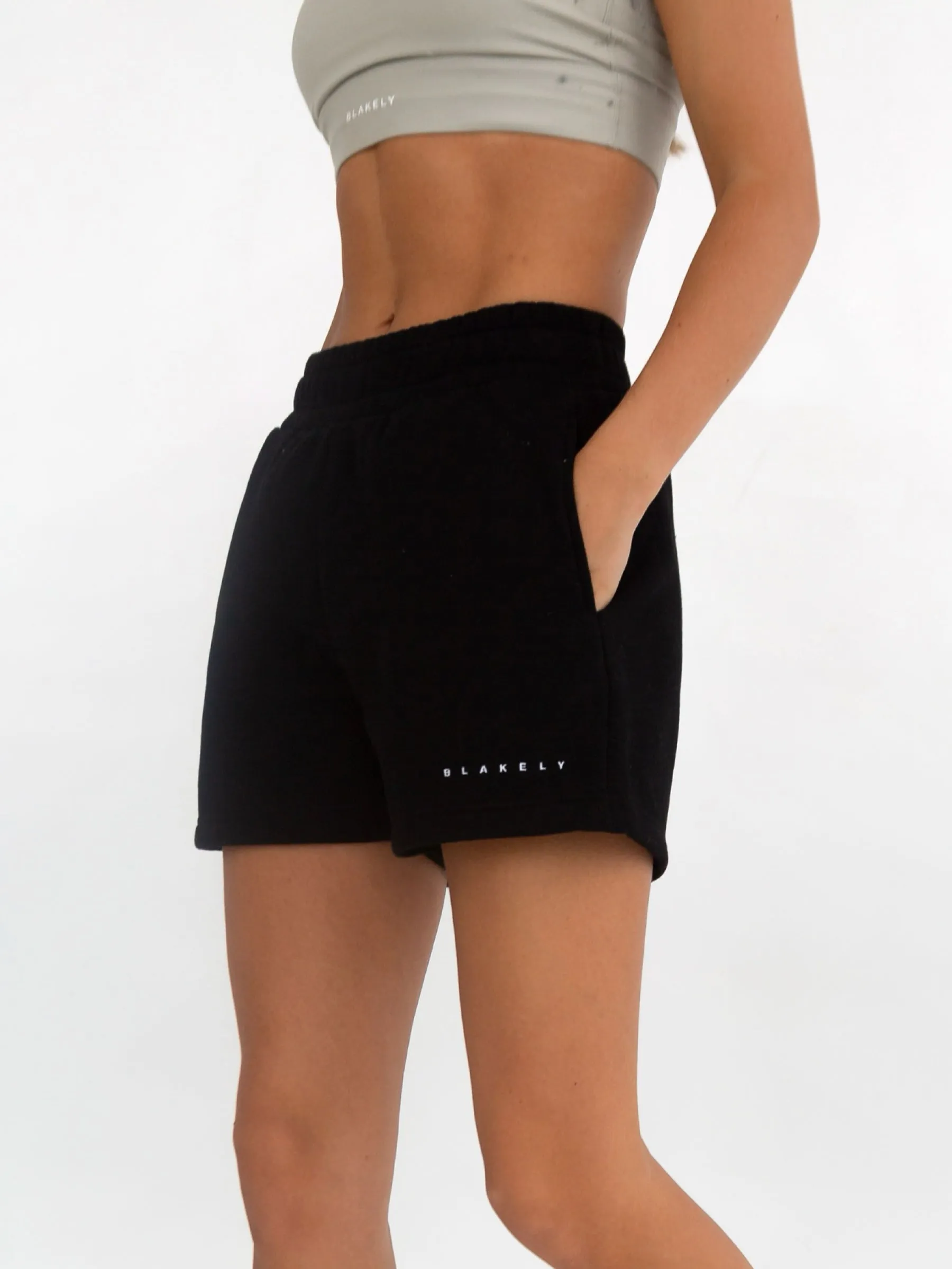 Isabel Jogger Shorts - Black