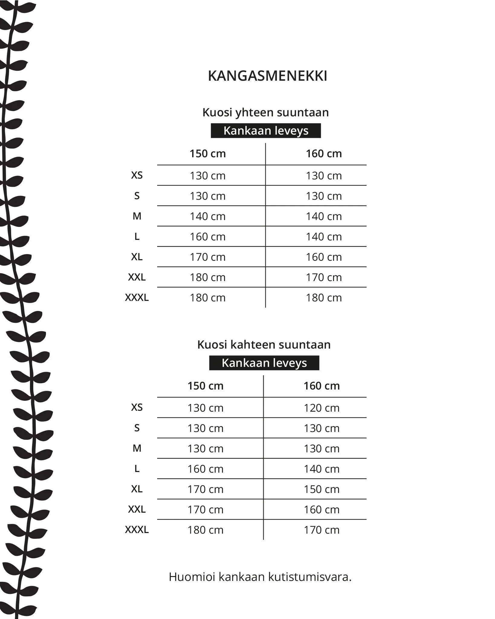 Kaava - solmutunika