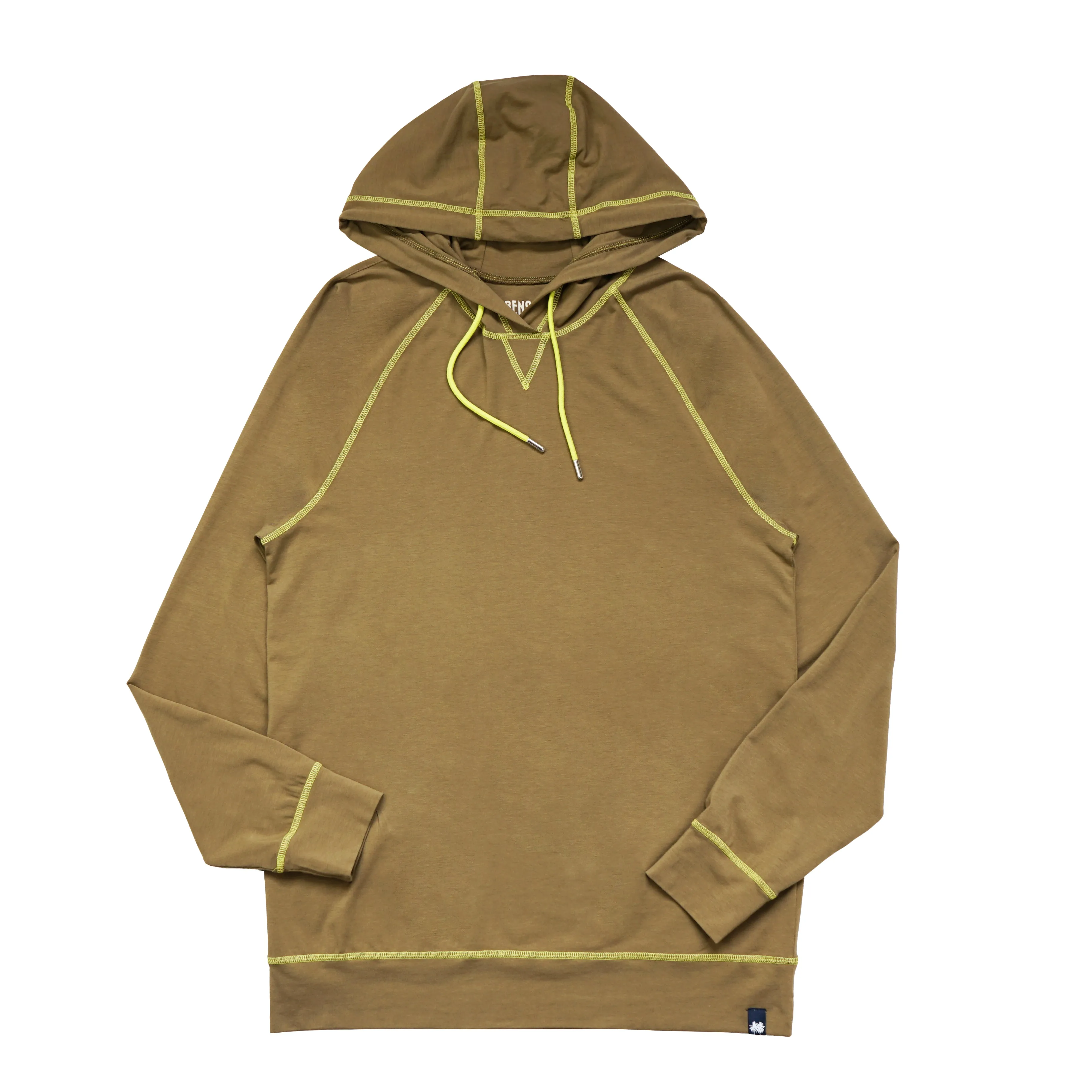 Laguna Contrast Olive Hoodie