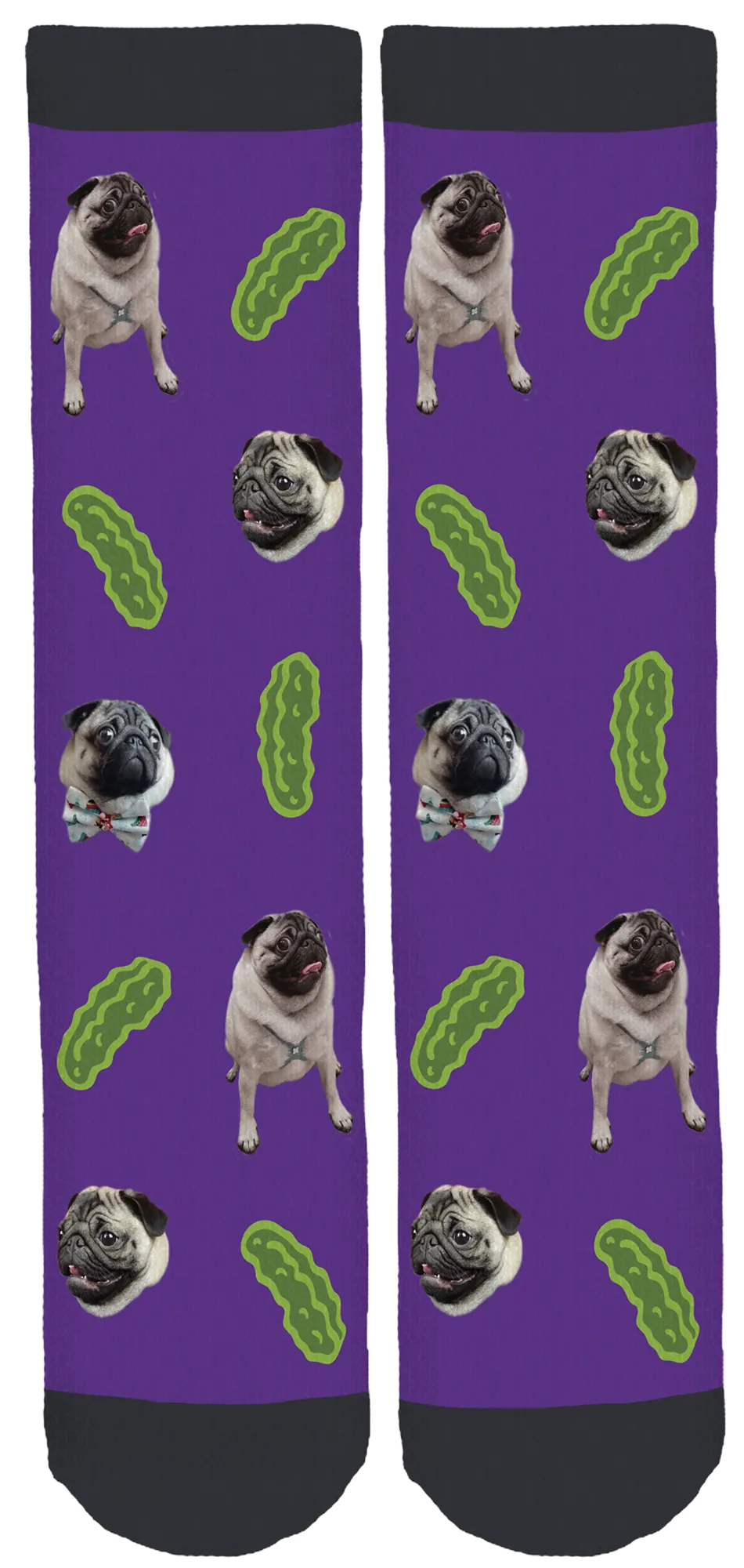 Lil' Pickles Da Pug Crew Socks