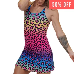 Limitless Dress 2.0 | Rainbow Leopard