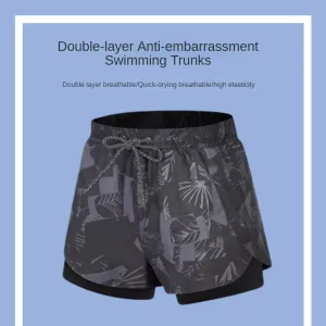 LionVII Mens Swim Trunks with Compression Liner