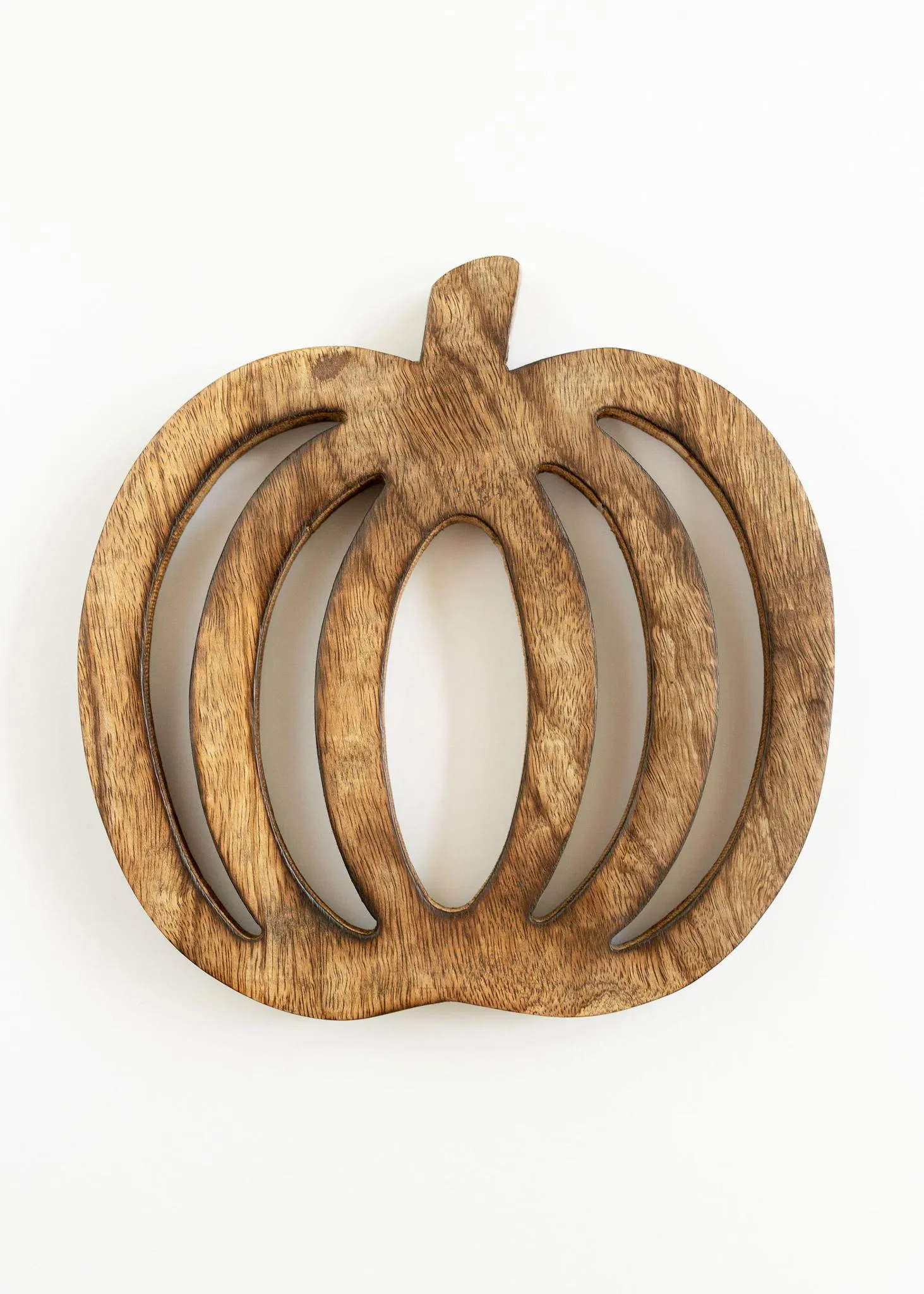 Mango Wood Pumpkin Trivet