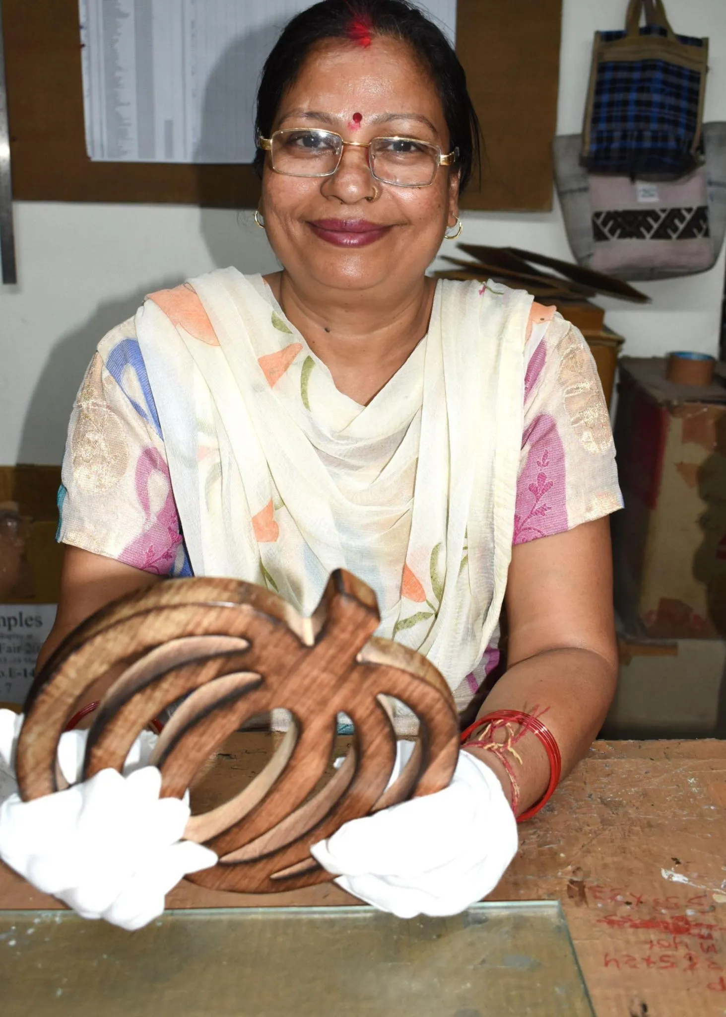 Mango Wood Pumpkin Trivet