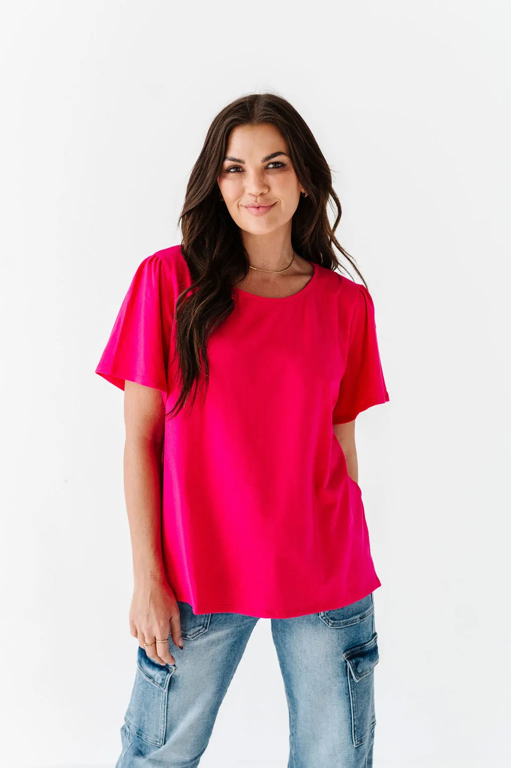 Marissa Top in Fuchsia