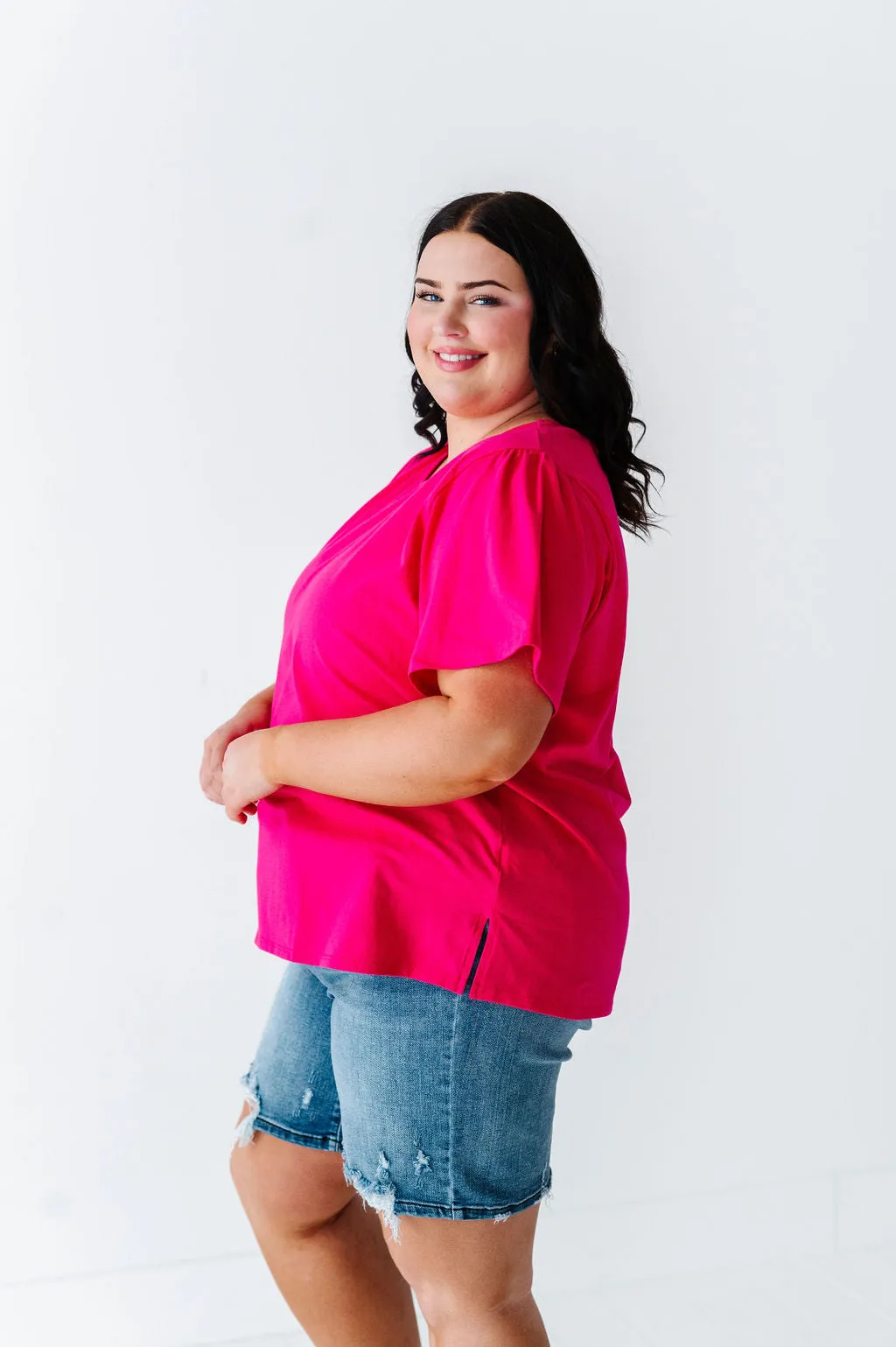 Marissa Top in Fuchsia