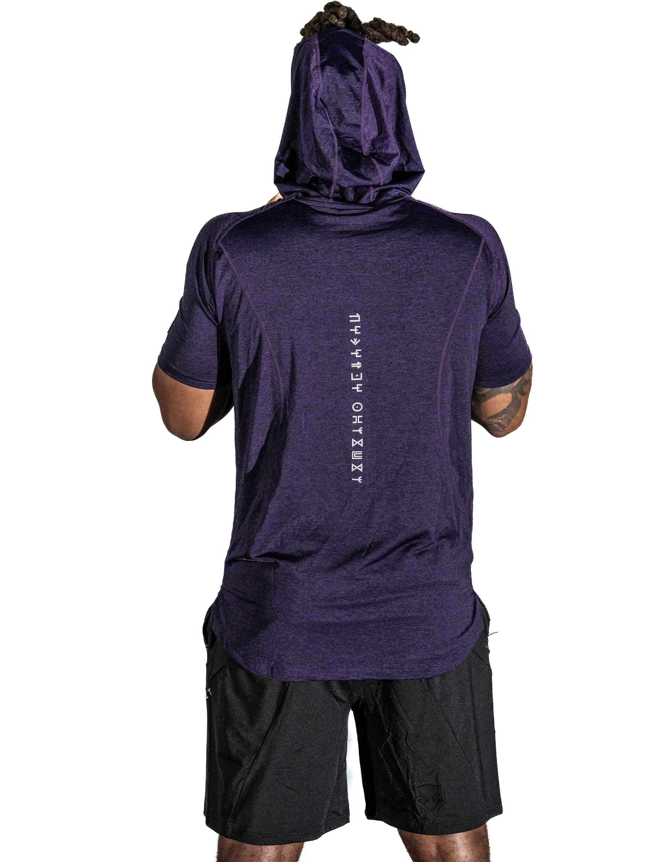 Men's Wakanda Athletics Performance Short Sleeve Hoodie