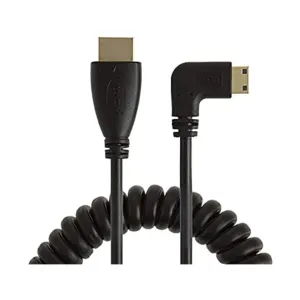 Mini HDMI to HDMI Coiled Cable 2.3m