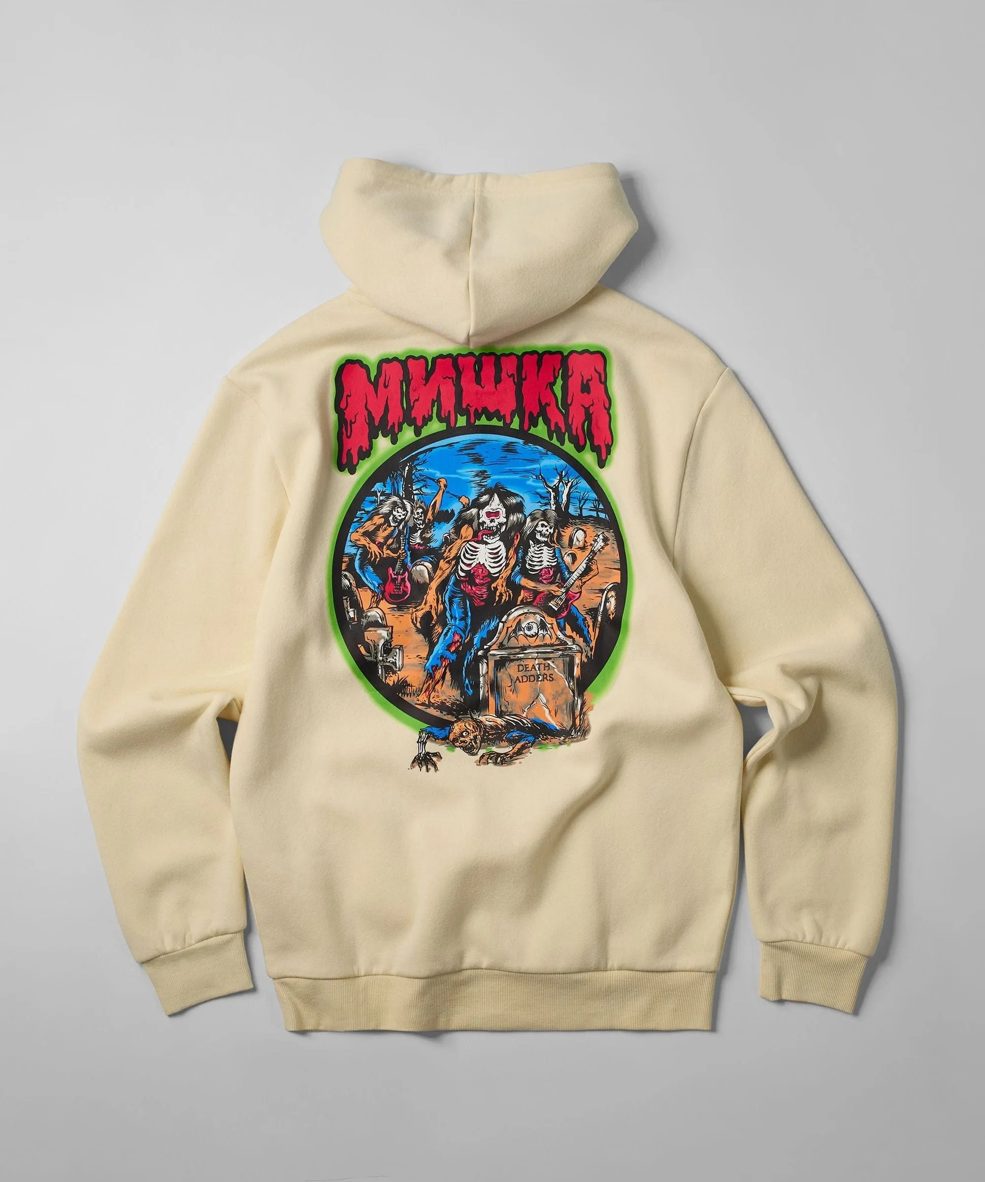 Mishka Rock Embroidered Hoodie - Khaki