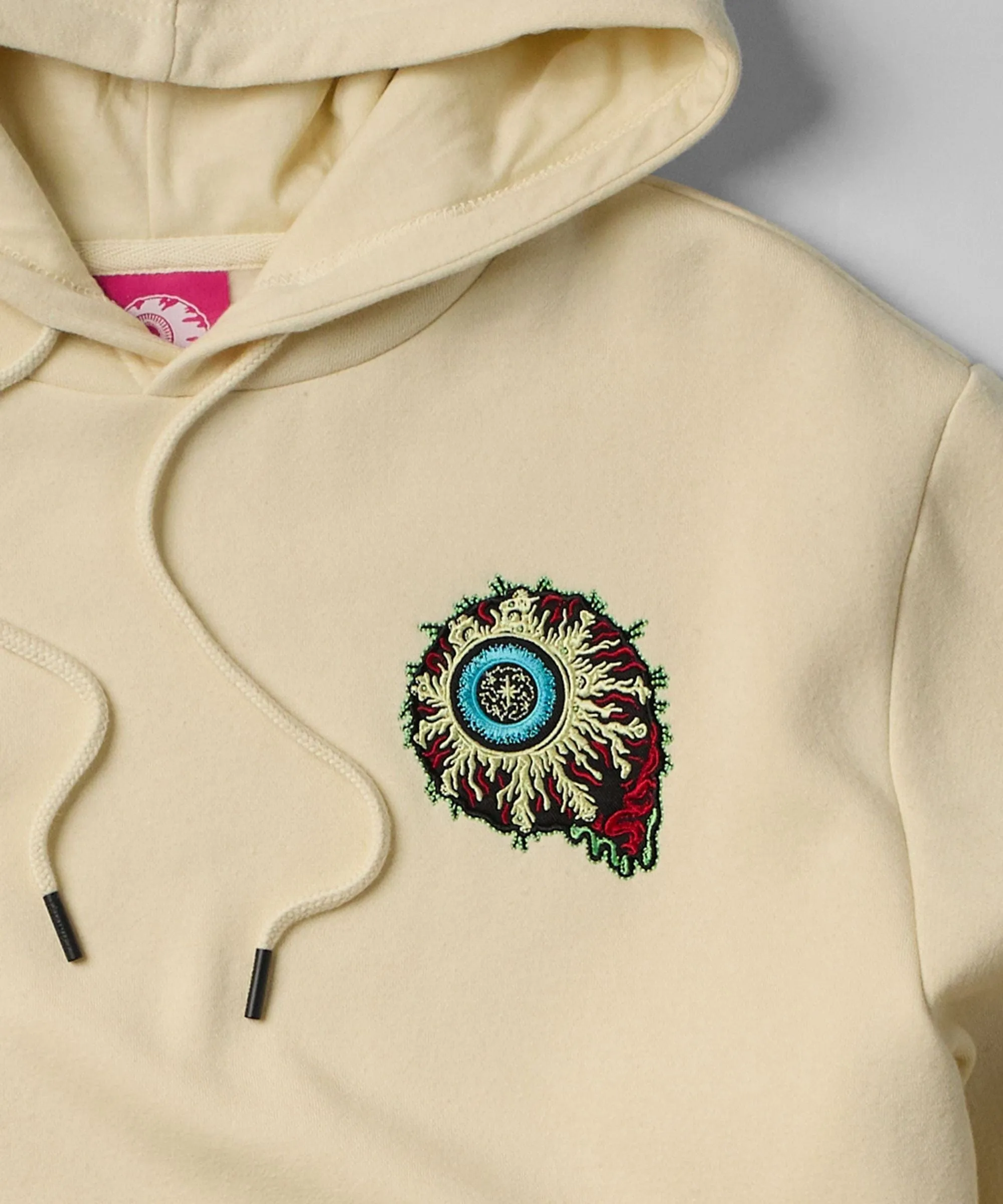 Mishka Rock Embroidered Hoodie - Khaki