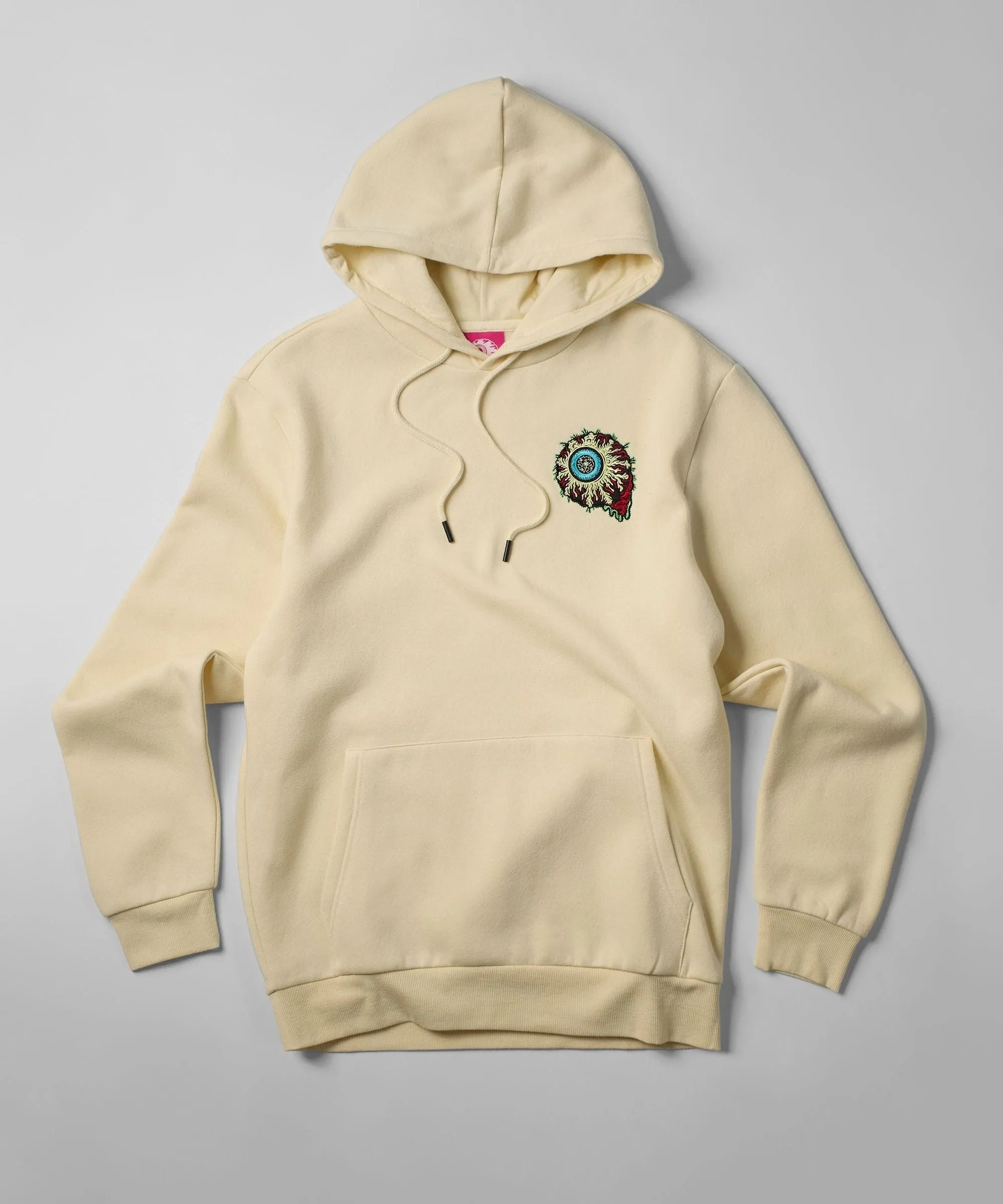 Mishka Rock Embroidered Hoodie - Khaki