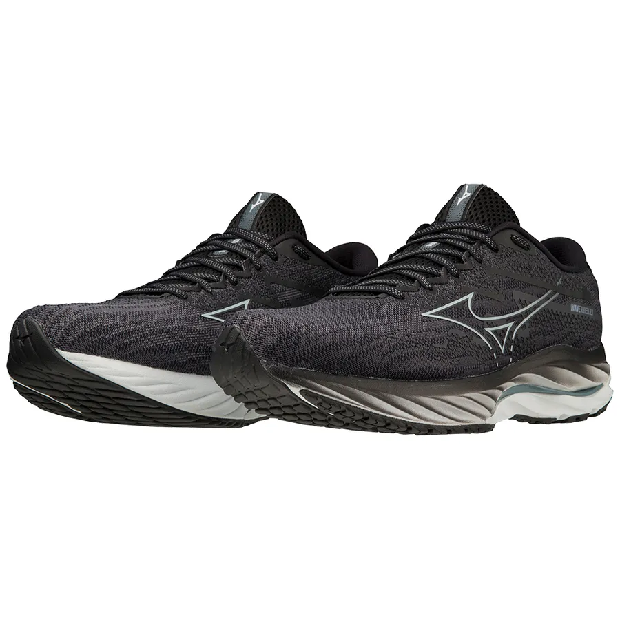 Mizuno Wave Rider 27 (Mens) - Ebony/IBlue/Black