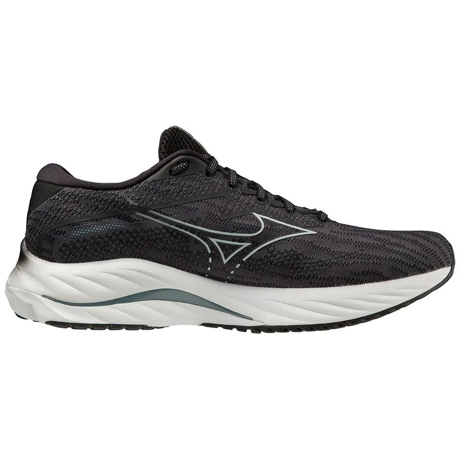 Mizuno Wave Rider 27 (Mens) - Ebony/IBlue/Black