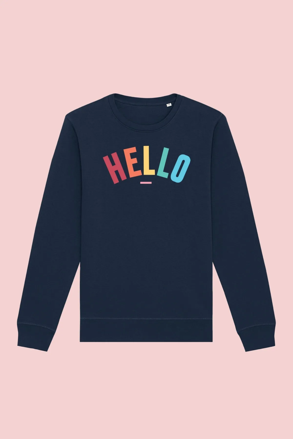 Navy Confetti Hello Sweatshirt