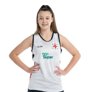 NSW CIS White Singlet