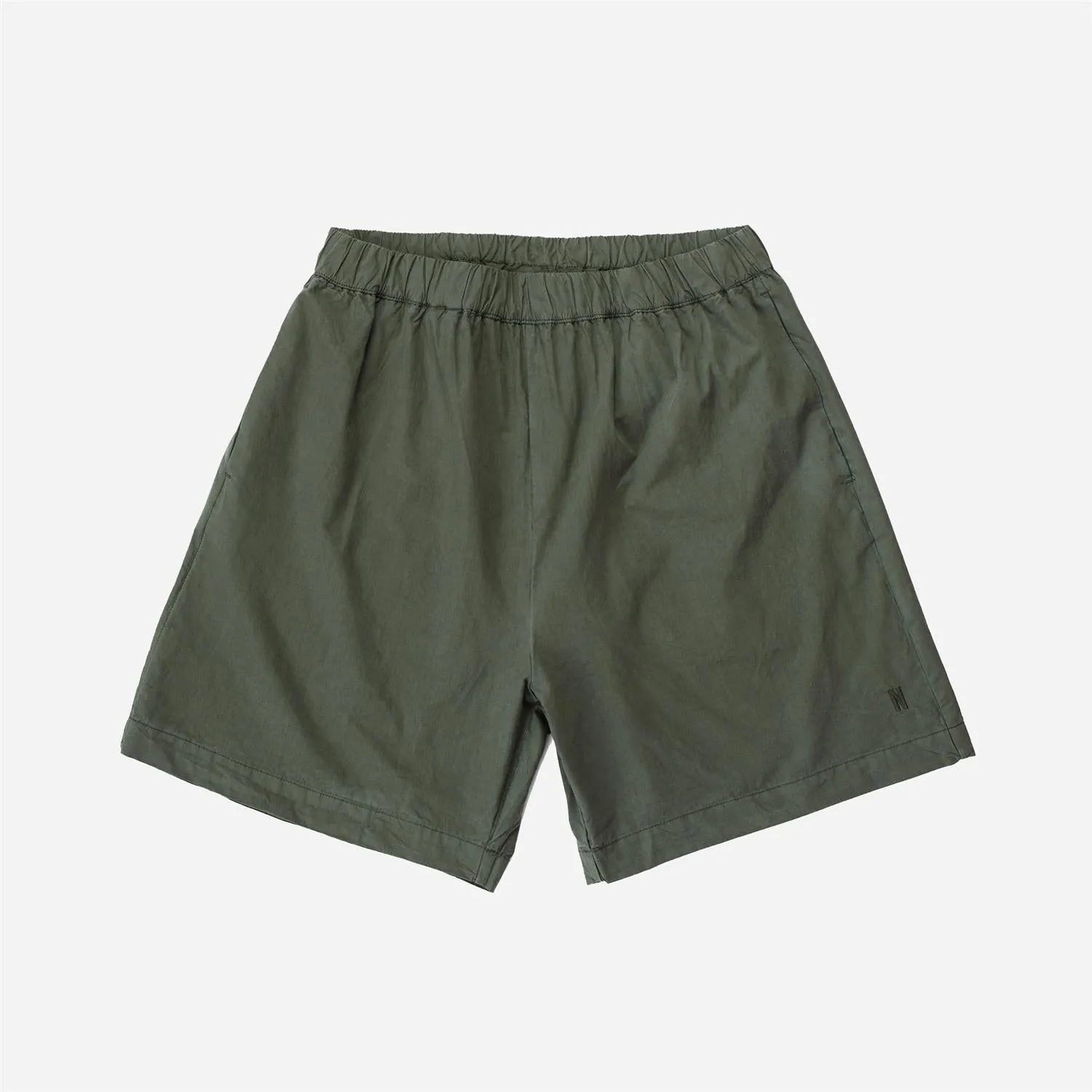 Per Cotton Tencel Shorts - Spruce Green