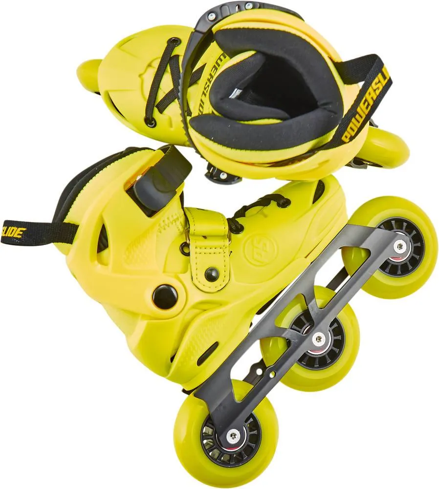 Powerslide Phuzion Jet Yellow Jr Inline Skates