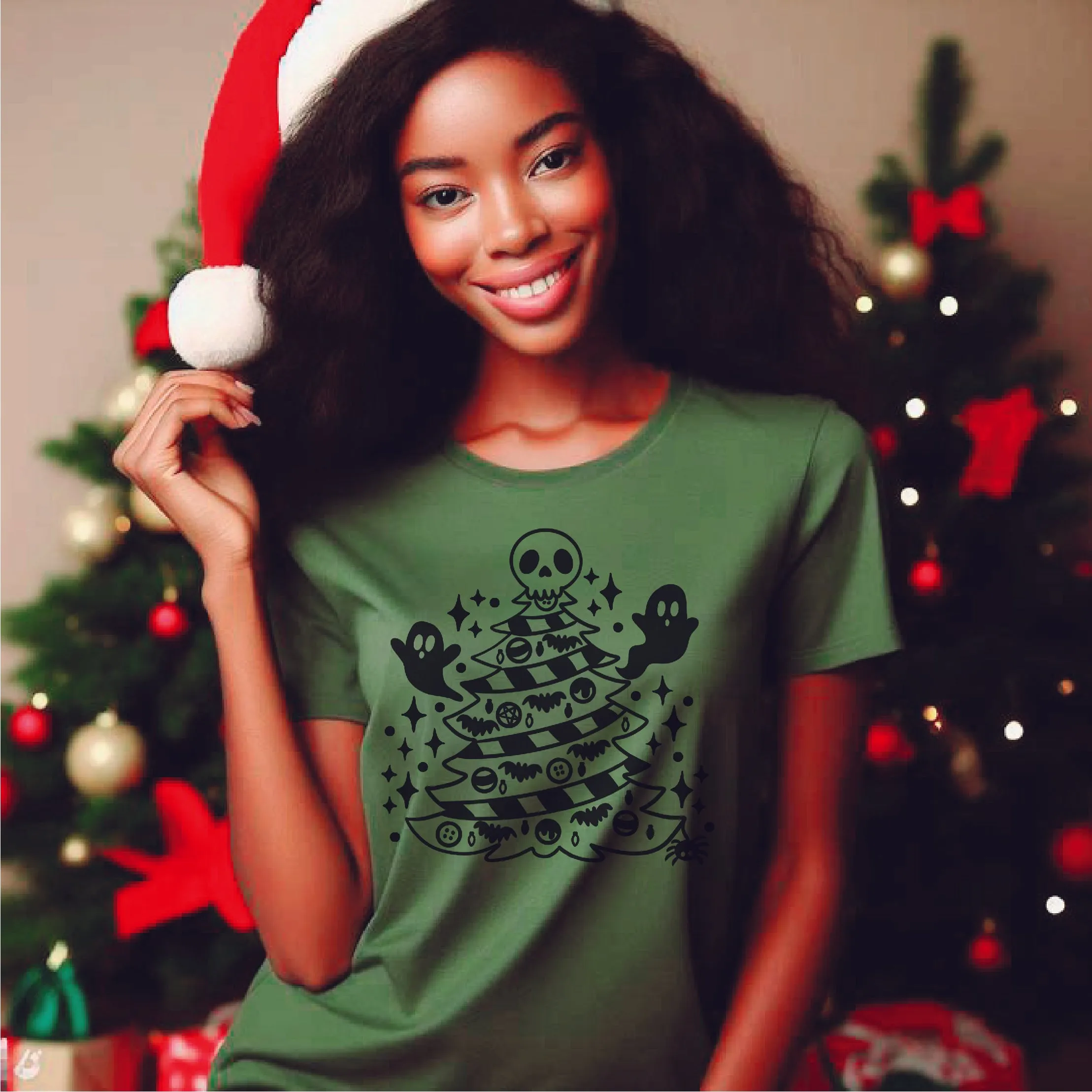 "Creepmas Tree" Spooky Holiday Tee - Unisex Shirt