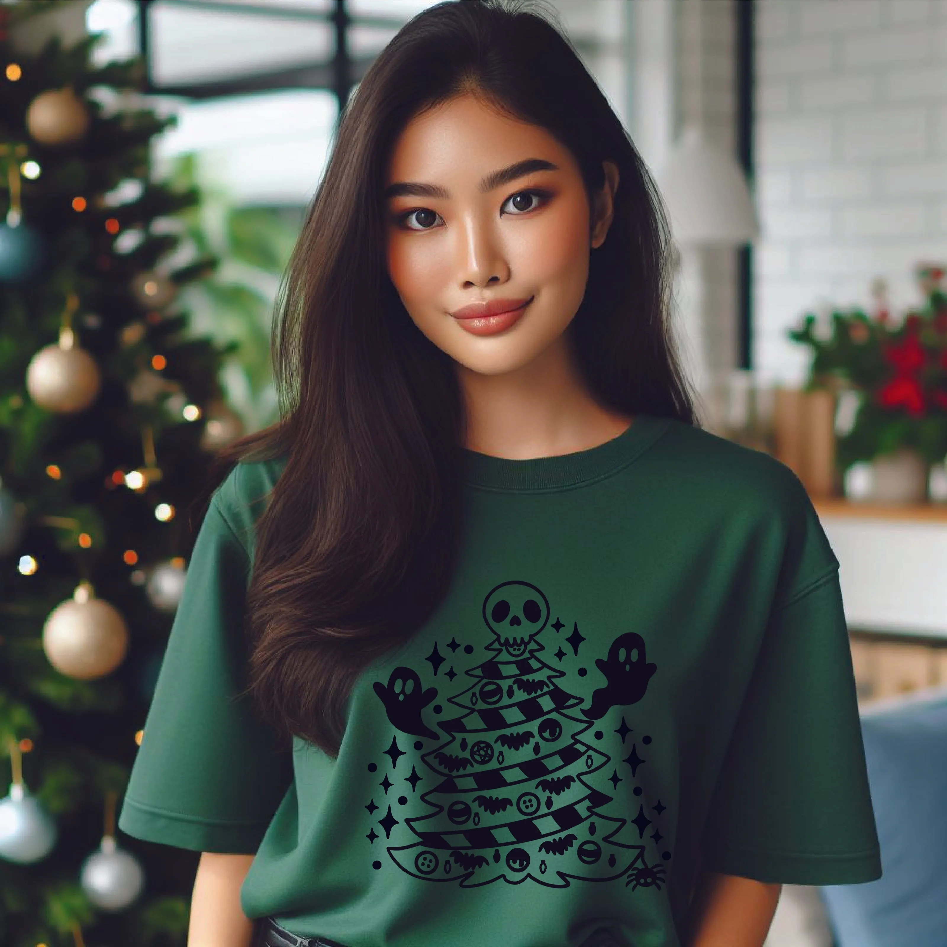 "Creepmas Tree" Spooky Holiday Tee - Unisex Shirt