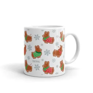 "Gingerbread Corgis" Mug | Holiday Collection