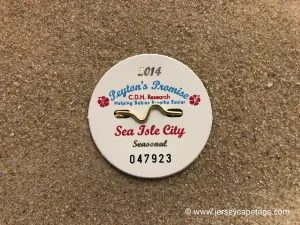 Sea Isle City 2014 Seasonal Beach Tag