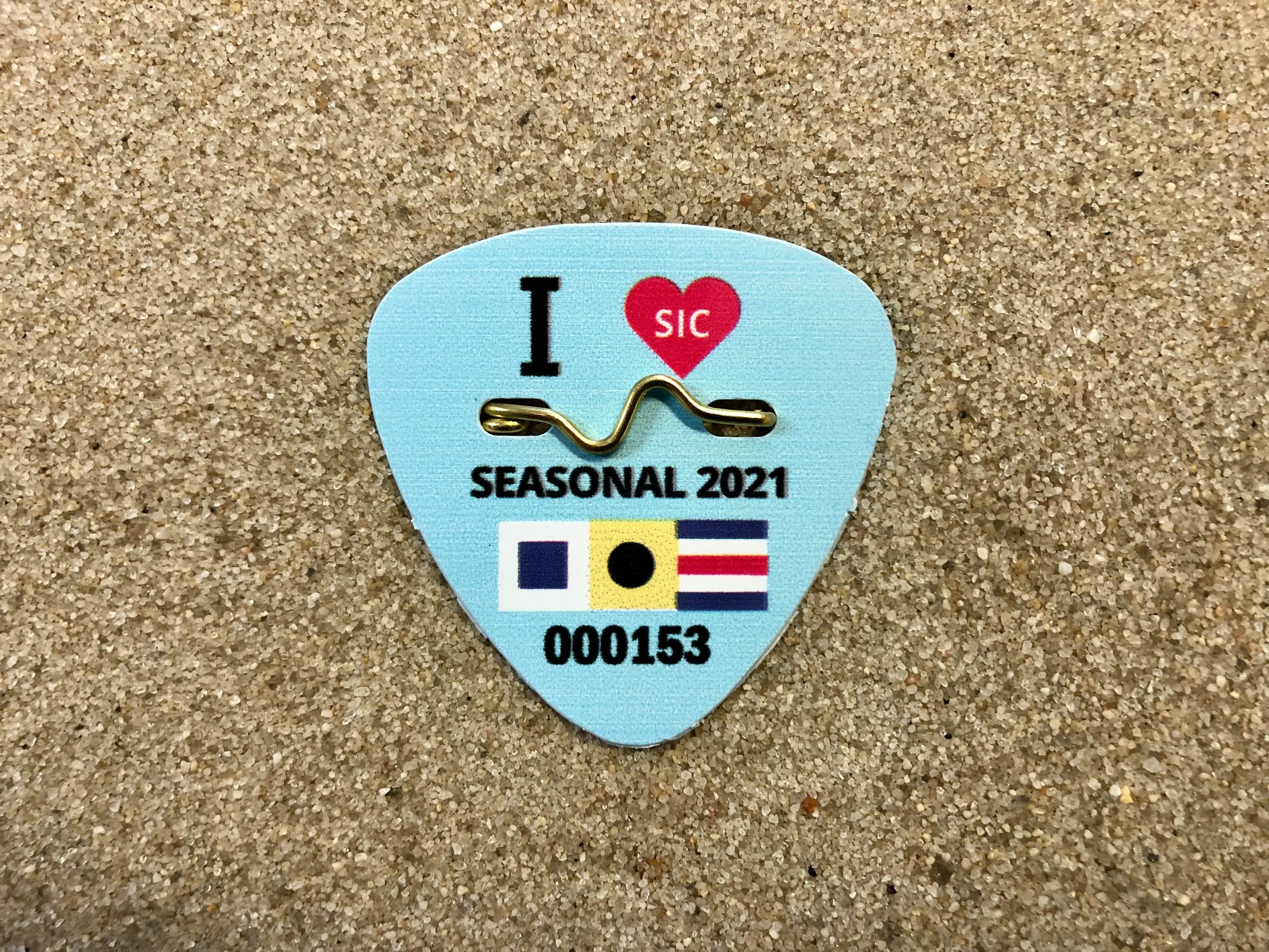 Sea Isle City 2021 Seasonal Beach Tag