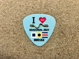 Sea Isle City 2021 Seasonal Beach Tag