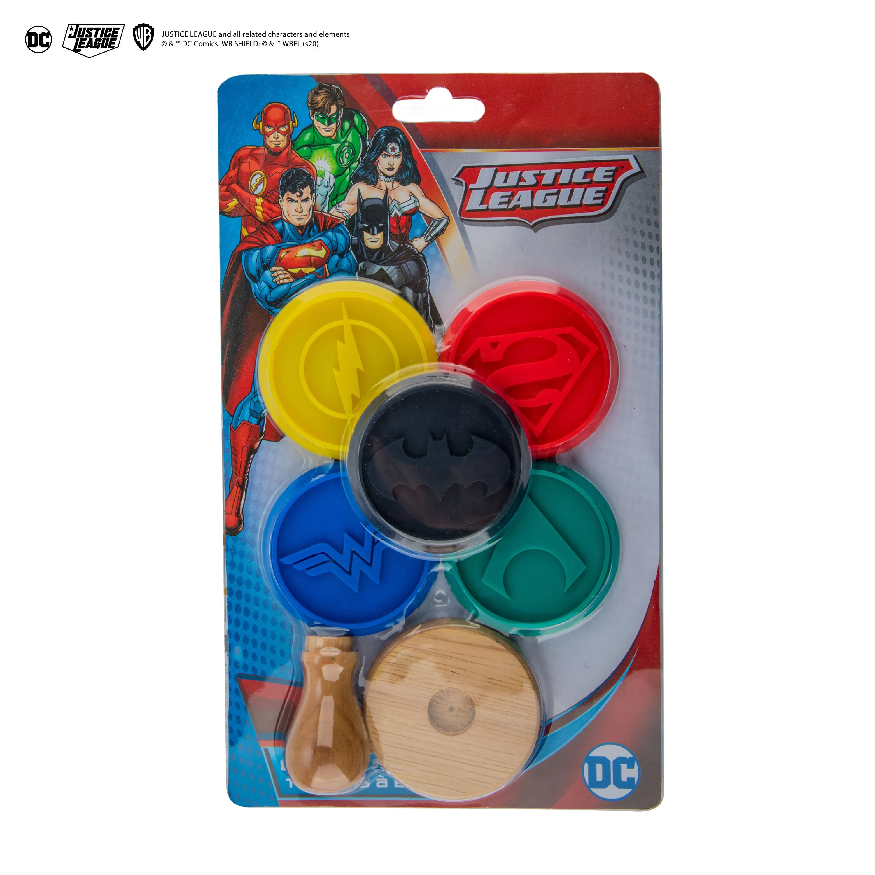 Set of 5 Justice League Interchangeable Cookie Stamps