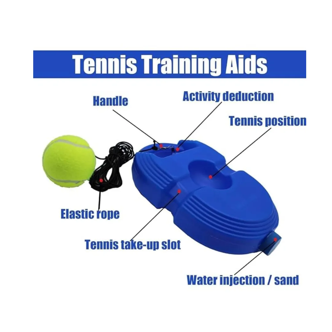 Solo Tennis Practice Ball, Fill Sand or Water, (No Racket Included)-1