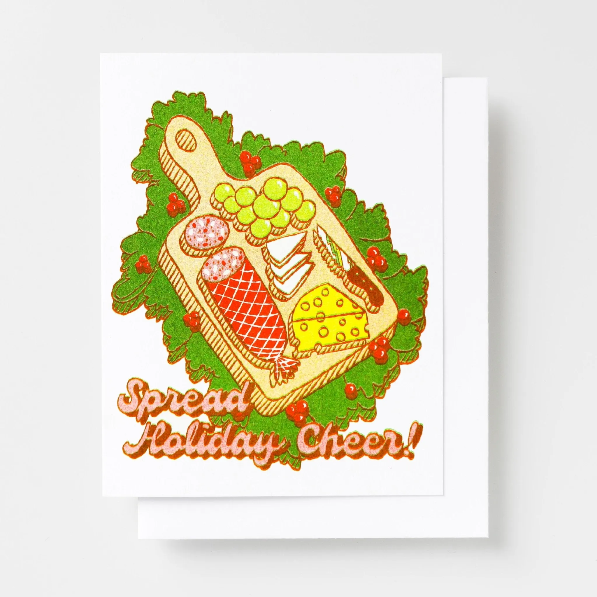 Spread Holiday Cheer - Risograph Card Set