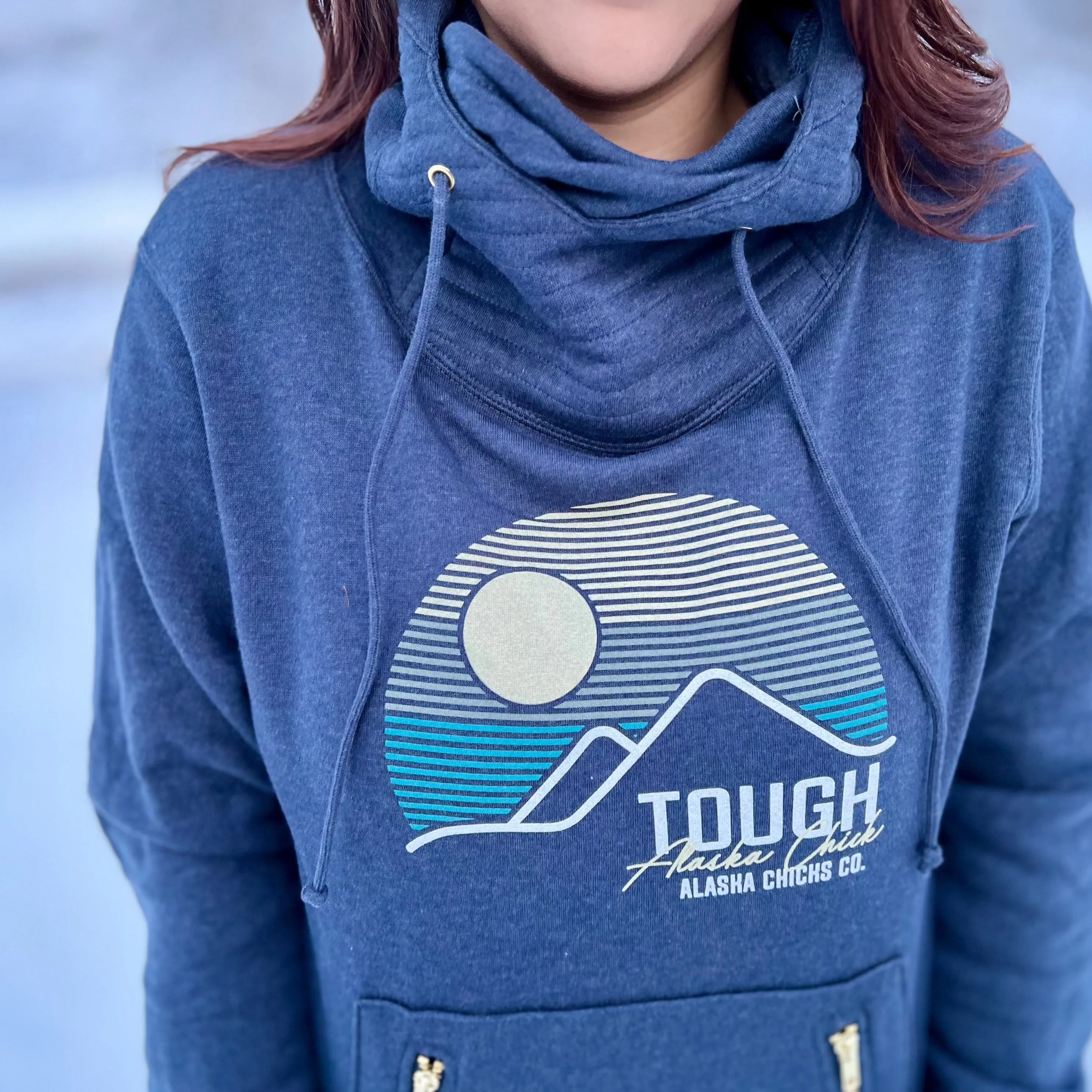 Striped Mountain Tough Chick Ninja Hoodie