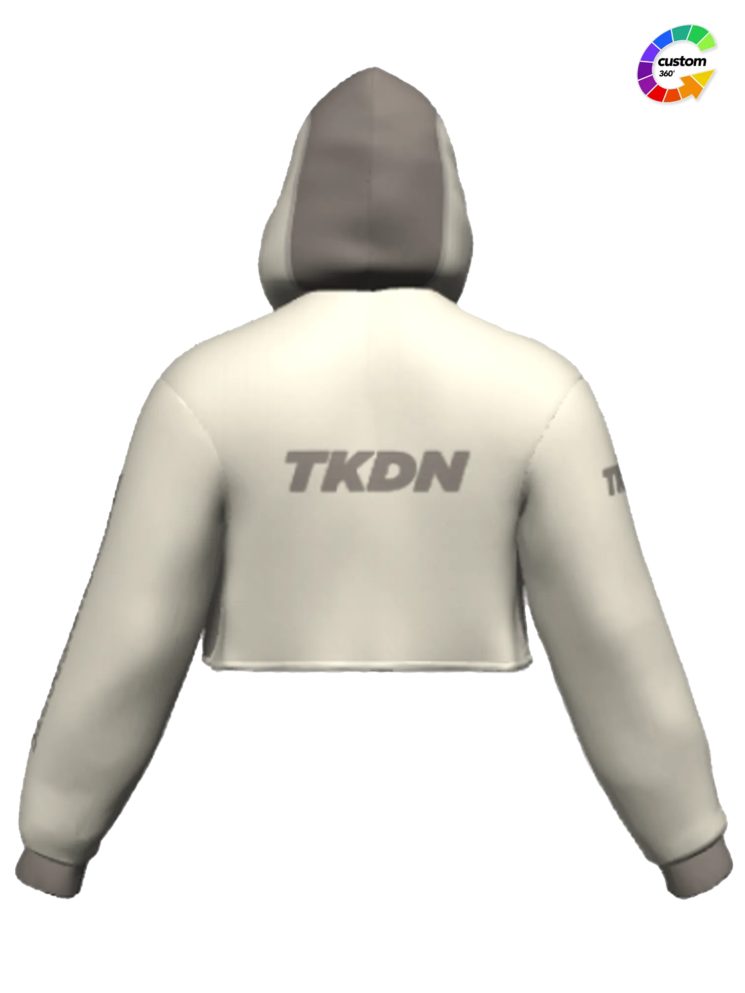 TD-CRPHD-009 360° Custom Cropped Hoodie