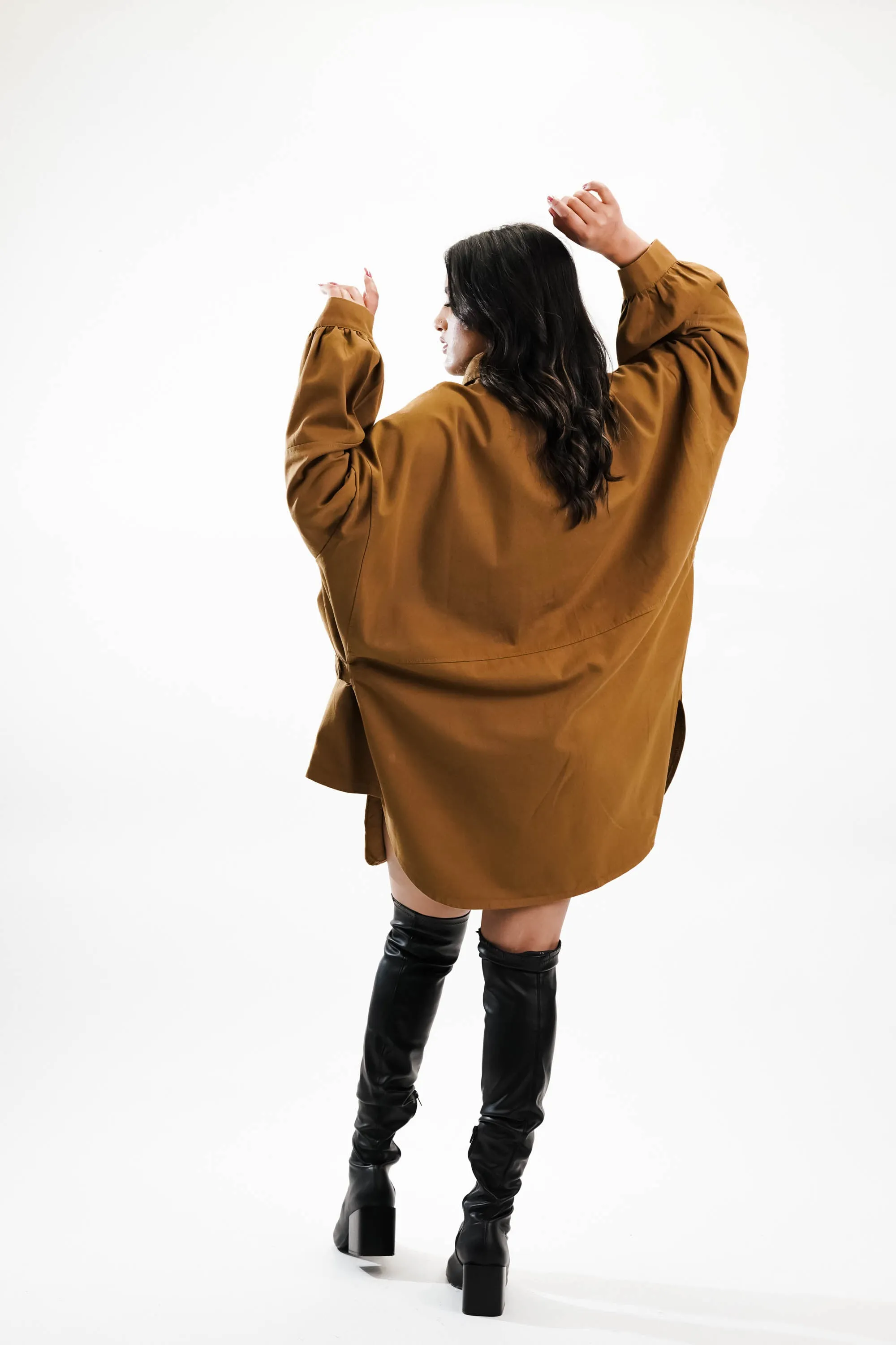 Terra Oversized Shirt Dress