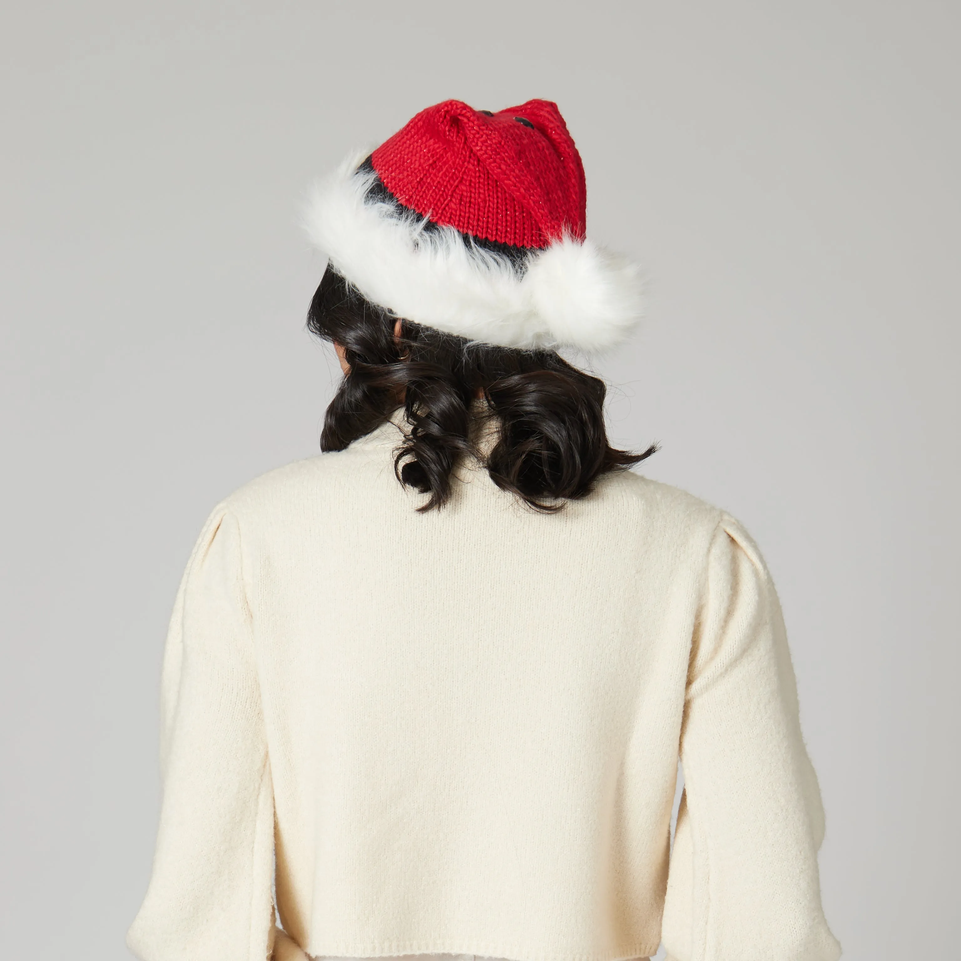 Unisex knit santa hat (KNH3572)