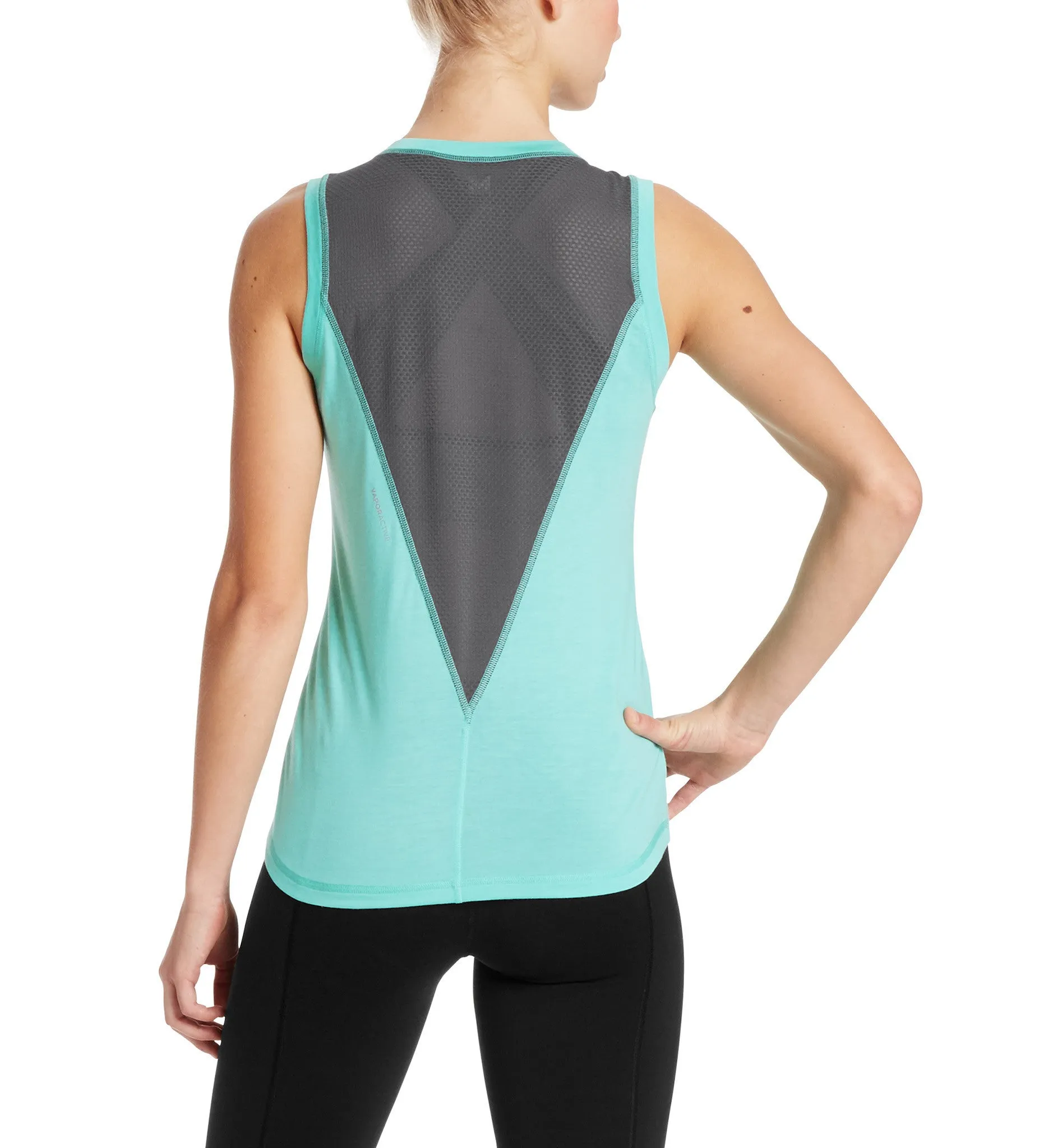 VaporActive Conductor Tank Top | Pool Blue / Iron Gate