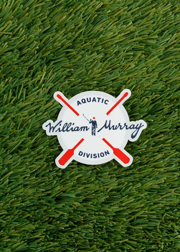 WM Aquatic Division Sticker | White