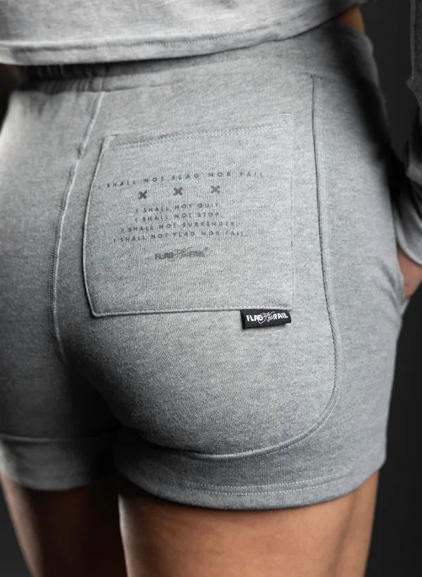 WOMEN'S ESSENTIAL SHORTS - GREY